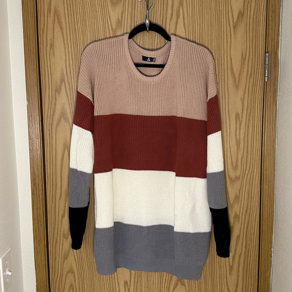 Ampersand Avenue Paige Sweater Neutral Size XXL